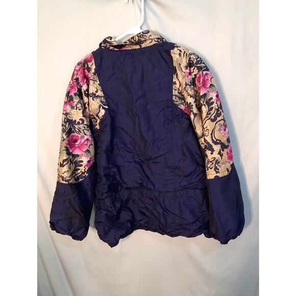 Super Sports navy and floral jacket - Picture 4 of 7